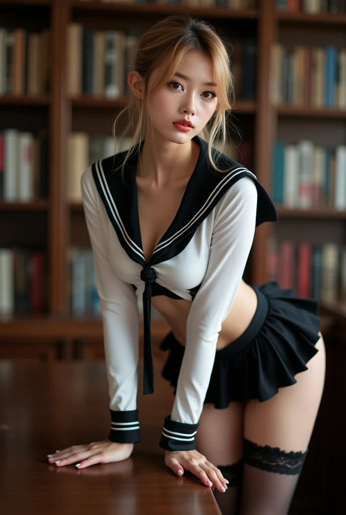 top-quality、hight resolution、ultra-detailliert、​masterpiece、(Raw photography:1.5)、realisitic、Photorealsitic:1.5、extremely delicate and beautiful、finely detail、1womanl、(European:1.5)、(a blond)、(blue eyess)、(ultra beautiful faces:2)、(Sitting on a chair in a classroom)、(high-school uniform)、(Plaid mini skirt)、(with spreading legs:1.3)、(I'm showing my panties:1.3)、(white  panties:1.2)、(At SFW:1.5)