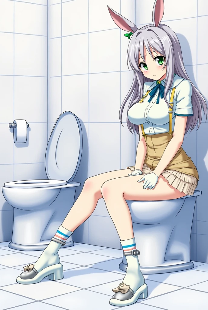 (((best quality, highres, masterpiece, uncensored, high quality, ultra detailed, extremely detailed CG, hiqcgbody, beautiful face, beautiful eyes, extremely awesome detailed CG unity 8K HDR wallpaper, perfect anatomy:1.1))), (extremely awesome detailed realistic, extremely awesome detailed 3d:1.0), (((Uncensored, nsfw,1girl, sex slave))), (1girl, (((light green hair, blue inner, curl inside hair, sideburns, shiny hair, su hair, (ahoge), (short bangs, forehead:1.3), extremely long hair)))), (((((monk, whistle around neck, , clothing aside, see through))))), (((yellow green eyes, picha))), (((((extremely awesome detailed deep-silky-healthy-lackwarm-foundational-baby face))))), (((((after sex, clitoris, pussy, anus,(spread legs), arms behind head, happy, blush, spoken heart, aroused, (vulgarity, heavy breathing, fucked silly, trembling:1.2), (completely nude, pussy juice, sweaty skin, steam, smelly:1.2),cowboy shot, front view, pussy focus))))((((toilet use, panty pull, toilet, restroom, panties above knees, panties below knees, sitting, bottomless, pants pull)))), caughtpeeing, (pee, peeing), peeing self