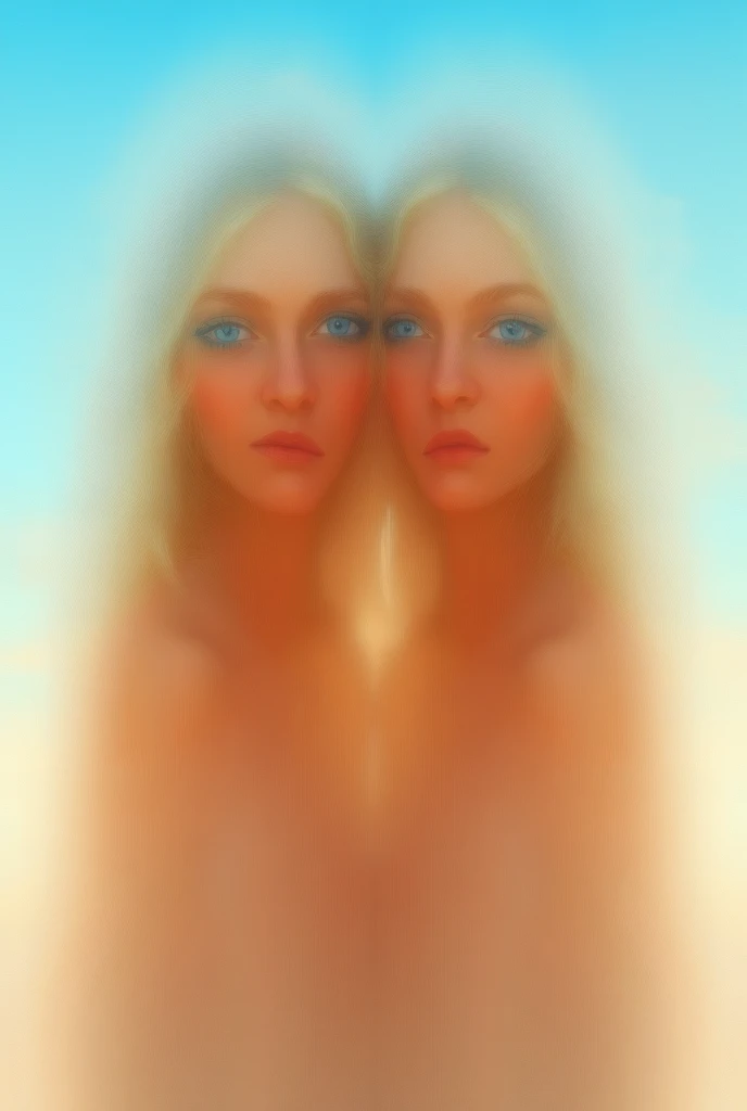 1girl, solo, beautiful detailed eyes, beautifully detailed lips, pale skin, delicate features, porcelain-like complexion, elegant pose, graceful posture, ethereal beauty, light atmosphere, soft and subtle lighting, delicate, fine brushstrokes, realistic rendering, vibrant colors, dreamlike ambiance, soft painting style, a sense of tranquility, a masterpiece capturing the essence of purity and grace, gorgeous breasts, cleavage, ((NSFW)), sexy, ((aesthetic soft painting background)), (Style by NTY), sexy, ((rainbow glowing specks on the skin)), ((wet skin)), mascara, eyelashes, glitter on her face, sexy lips, nice contrast, light particles, soft lighting, volumetric lighting, finely detailed, ((big breasts)), (((looking at the viewer))), extremely beautiful eyes Extremely detailed eyes
