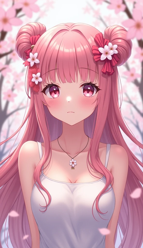  The image shows a girl with bright and expressive features,  bow stylized in the genre of anime or digital art . She has colorful hair ,  turning from blue to pink , , which gives it a fabulous and slightly fantasy look .  Her big eyes emphasize the soft and gentle look .  The girl is dressed in pale blue I wear clothes with a , , which adds sophistication and innocence to the image .

 In front of her is a bright pink cake ,  decorated with cream and berries ,  who is in the spotlight .  The background of the picture is a cozy cafe with soft light ,  with people sitting at other tables .  The cafe windows offer a view of a city street with blurred details ,  creating an atmosphere of warmth and comfort .

 The overall tone of the image is light and rich ,  conveying harmony and a sense of celebration or a pleasant moment .