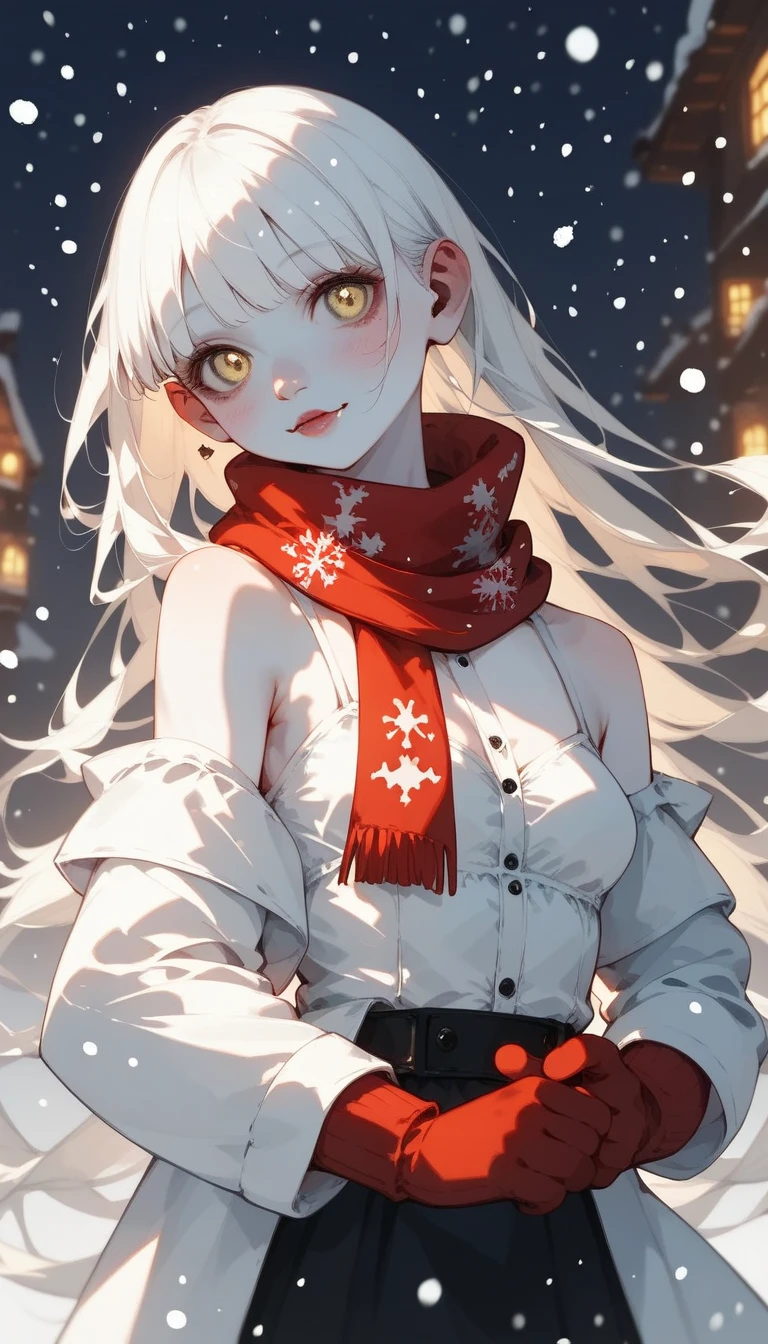 Infuse a dose of horror into the holiday season by creating a Christmas scene with Lovecraftian elements. Picture eldritch snowmen, cosmic horror-inspired ornaments, and a cityscape that merges Christmas cheer with Lovecraftian dread. This prompt combines the magic of Christmas with the unsettling works of Lovecraft. enormous tits
