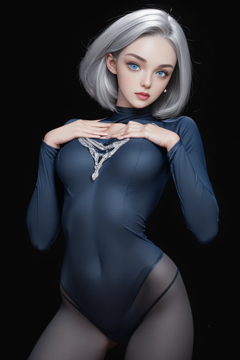 Gwen Aranha, organic-looking clothing ( degree of transparency)  organic clothing Venom Symbiote, belas artes, PS5 cinematic screenshot, Highly detailed cinematic rendering, raytricing ultra fotorrealista, with cinematic lighting, (peitos pontudo  natural:1.2), quadris largos anatomia correta.