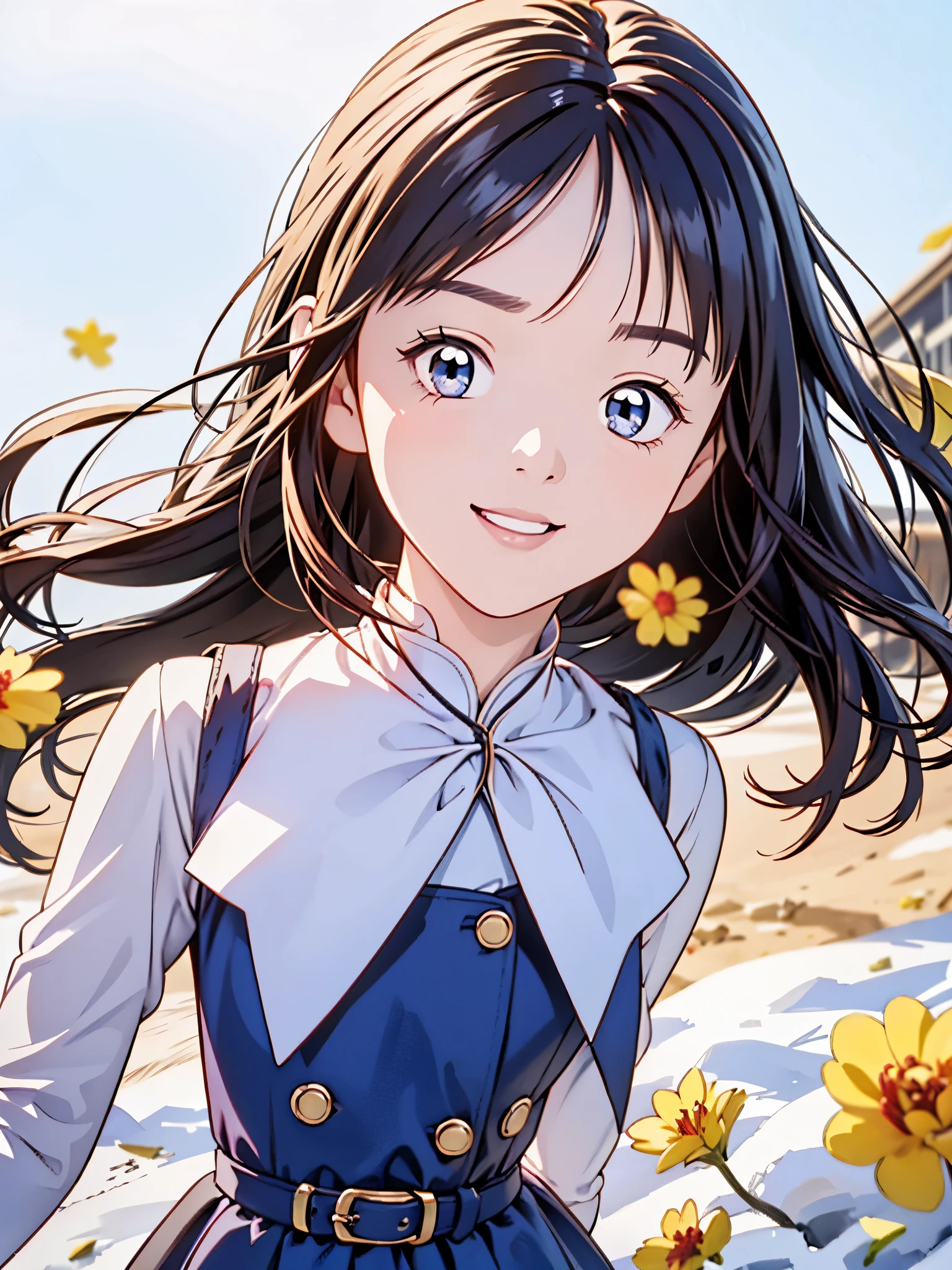 (8k、 top quality 、masterpiece:1.2)、( realistic 、 ultra-detailed、 super A high resolution、 1 girl、、 beautiful detailed face、smile、narrow、( slim waist) :1.3)、Autumn Clothes、 、 skin texture、Floating Hair、 Professional Lighting 、 high schoolnts服、Wearing glasses、 Human body、Brown Hair、Shy、Mikity、 romantic in the snow、Junior high students、、 ort、Honey、 embarrassing、fidgety、Slanted Eyes