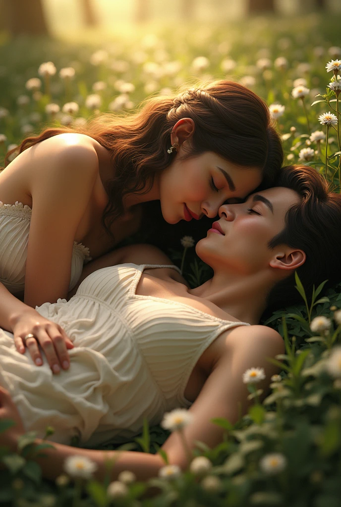 Just two persons A 70-year-old man and his 20-year-old daughter(name:spring、Completely naked、Your are completely exposed) springはCompletely nakedでは15歳のアイドルのように若くてかわいいです. Face to face deep kiss(Eyes closed and happy expression、Delicate depiction of eyes、Accurate depiction of eyes) 浮浪者汚い格好の男性がspringのドレスの胸をはだかせる、springは上半身裸で、Small breasts and nipples fully exposed。
