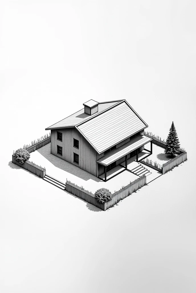 a close up of a drawing of a house on a table, a drawing by Avgust Černigoj, reddit, conceptual art, isometric view!!!!, 2 d overhead view, [ overhead view ]!!, 256x256, 2 5 6 x 2 5 6, building plans, plan drawing, complete house, listing image, hand drawn