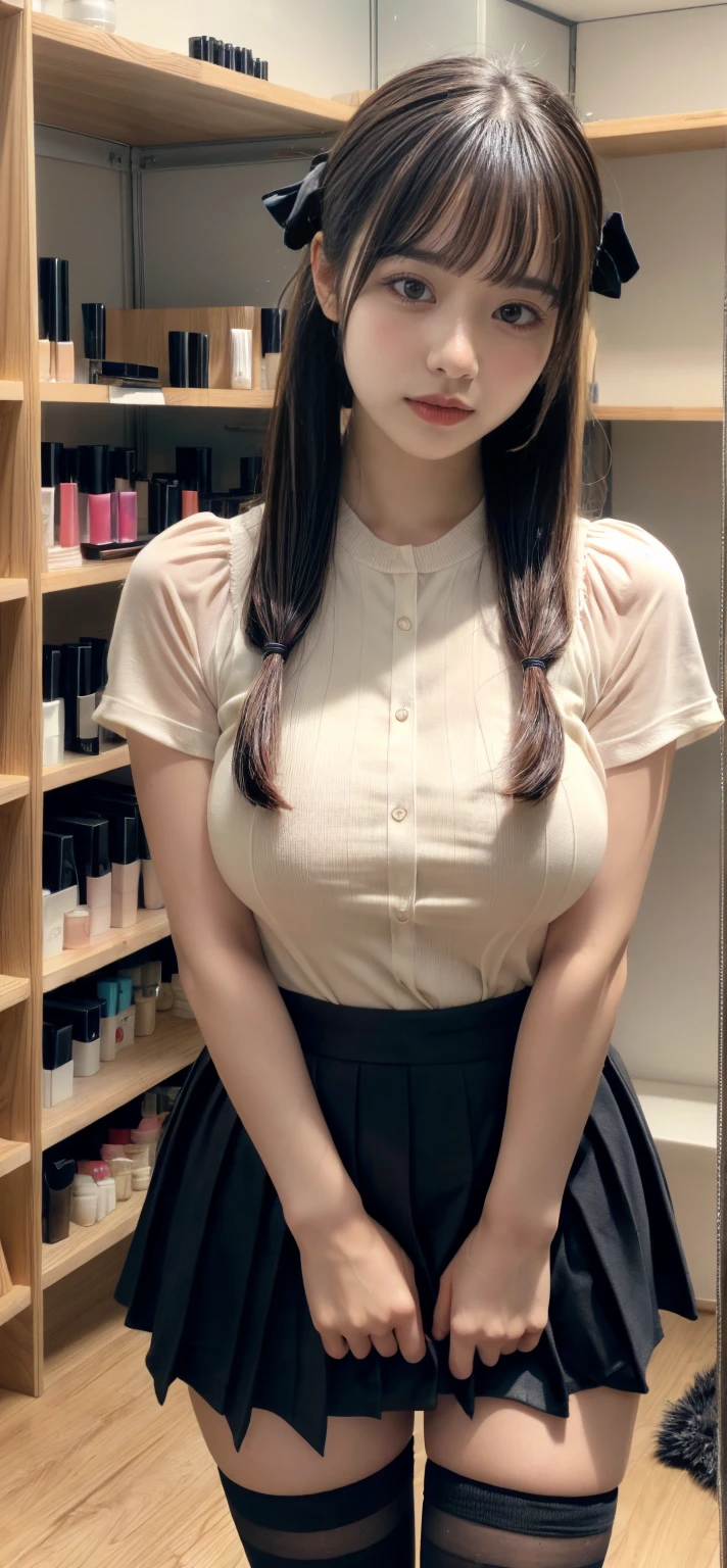 ((highest quality、8k、masterpiece:1.3)),((((upper body shot)))),(((nude))),(((nipples))),Ultra-high resolution,big eyes,Japanese,forehead,(a girl),(1 girl),((16 years old)),((cute)),pretty,((facing at viewer)),((long hair))