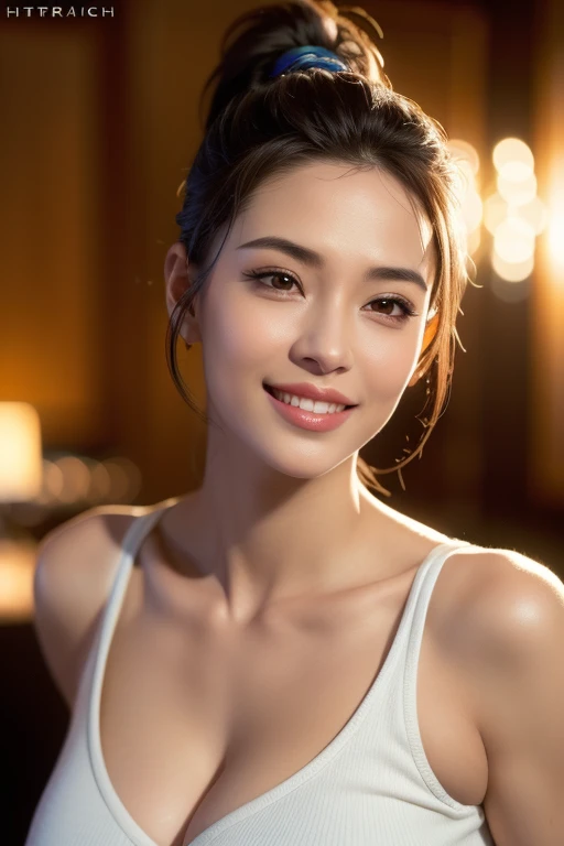 Dressed, (photo Realistic:1.4), (hyper Realistic:1.4), (Realistic:1.3),
(Smoother lighting:1.05), (Improving the quality of cinema lighting:0.9), 32K,
1 girl,20-year-old girl, Realistic lighting, Backlight, The light shines on your face, Ray Tracing, (Bright light:1.2), (Improvement of quality:1.4),
(Highest quality Realistic textured skin:1.4), fine grain, Detailed face,
(Resort Beach), (smile), Face close-up, Cute Dresses,
(Accentuates body lines:1.1), (Enhances the beauty of skin texture:1.1)、Good sized but not large breasts