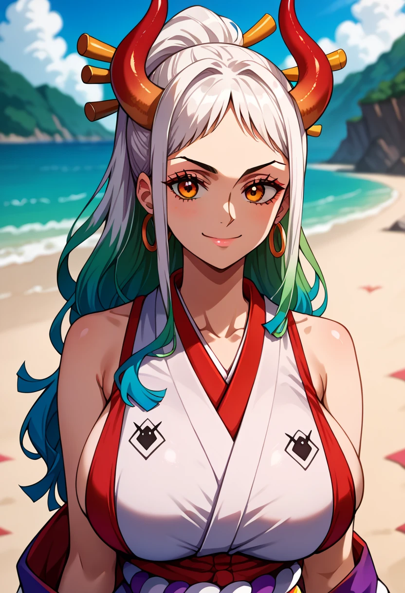 (masterpiece:1.2, best quality), (finely detailed beautiful eyes: 1.2), ((1girl)), ((solo)), (red eyes:1.4), (finely detailed eyes and detailed face:1.3), (beautiful and clear background:1.2), (extremely detailed CG, ultra-detailed, best shadow:1.1), ((depth of field)), ((watercolor)), kimono, large breasts, bare shoulders, flowers and petals, beautiful concept illustration, (white background:0.5), (illustration:1.1), (extremely fine and beautiful:1.1), (perfect details:1.1), yamato,