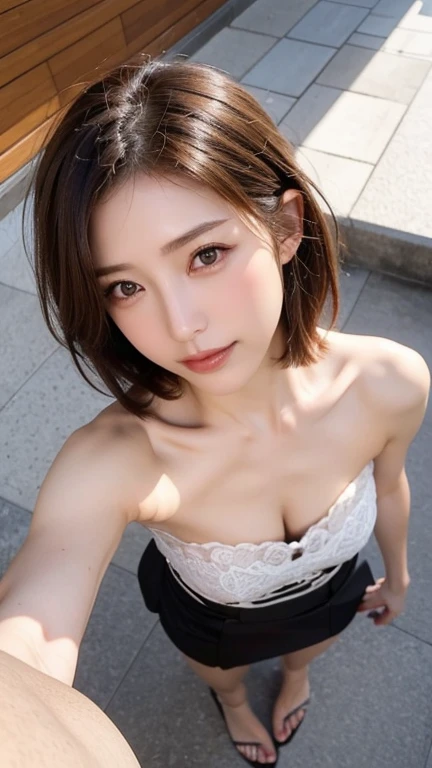  mature woman,masterpiece, slim slender, realistic , adult sex appeal, perfect body,Ultra short hair, beautiful faces,Facial beauty, Japanese women, sexy poses, from above, penis from behind 