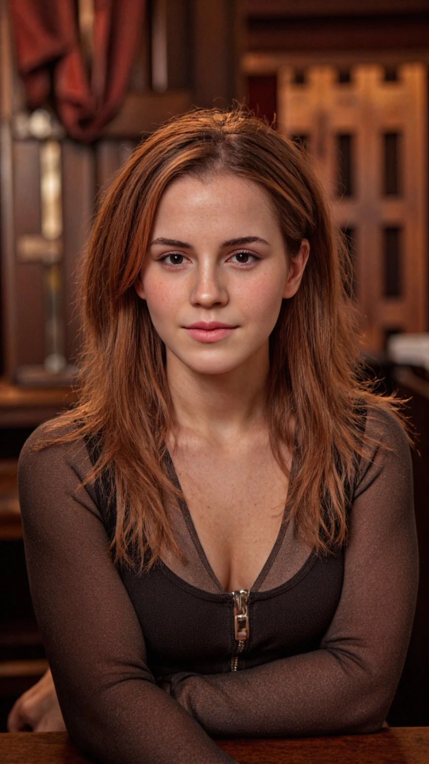 Professional photo of Beautiful emma watson British woman in a pub, velvia, shot on 65mm, 16 megapixels, 8k, photorealistic, amazing depth, glowing rich colors, powerful imagery, psychedelic overtones, 3 d finalrender, hyper realistic, 3 d shading, cinematic lighting, artstation concept art, aidmaRealisticPeoplePhotograph