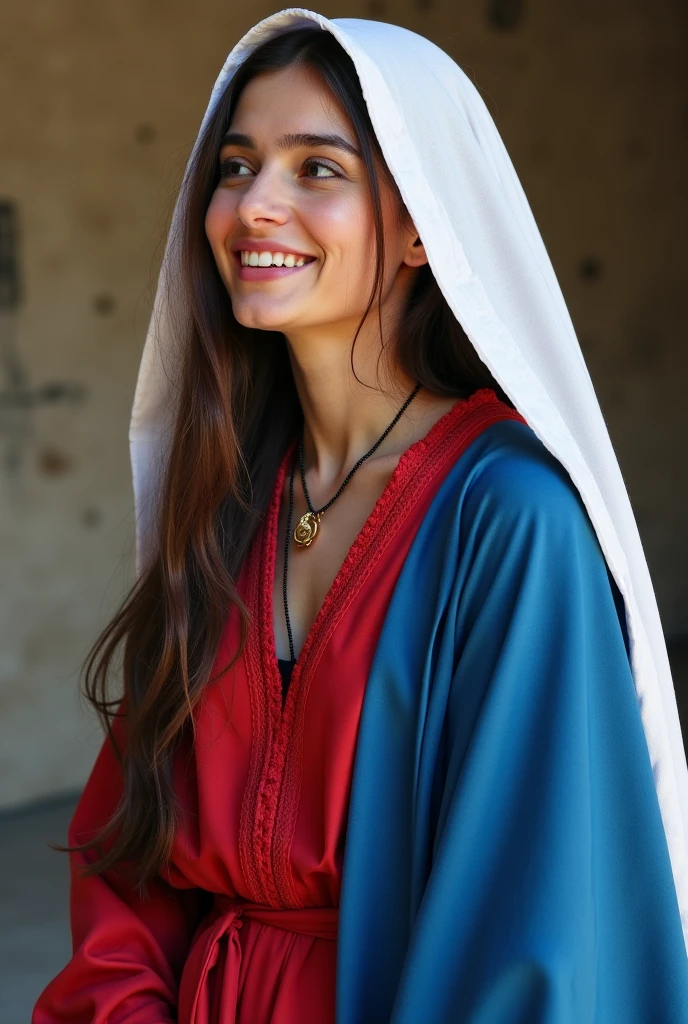 28YO, one women, cute smile, white teethes, Arab, from Jordan