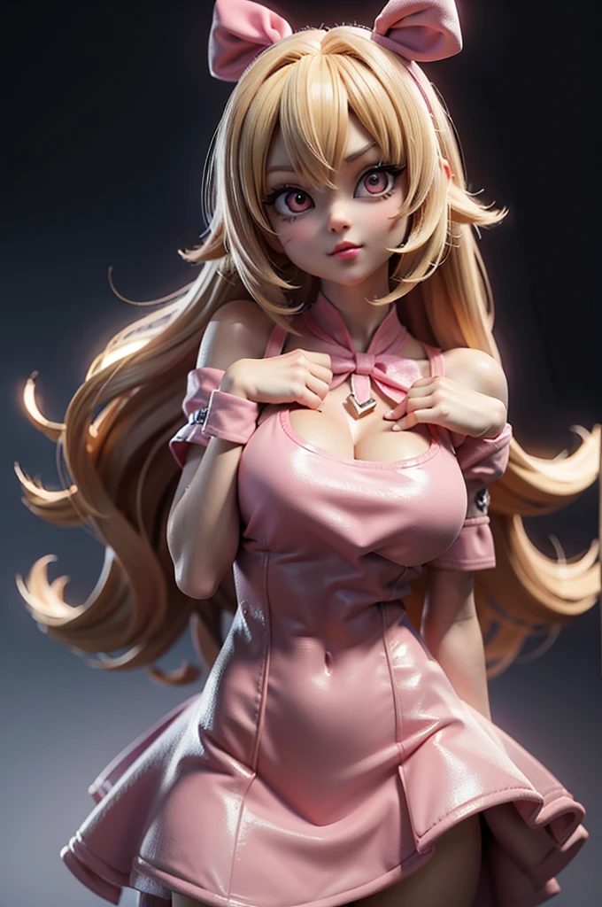 Mulher estilo anime de Fio dental quente enterrado