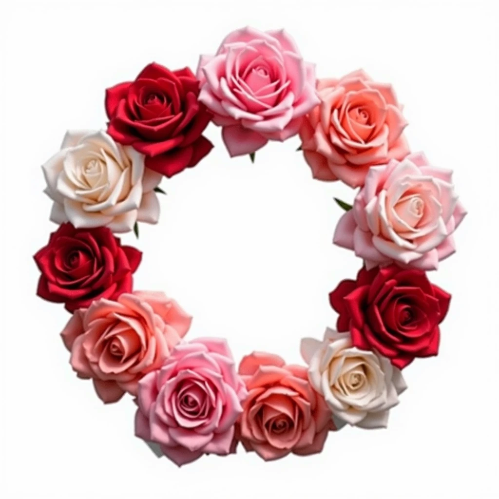 Pink and white roses,Wallpapers,gouache,Close-up of the center in front of the flower,Clear texture detail,brightly,A high resolution,the wallpaper,Graphic design style,iintricate,Clear details,China-style,White clean undertone,vibrant with colors,There are no leaves