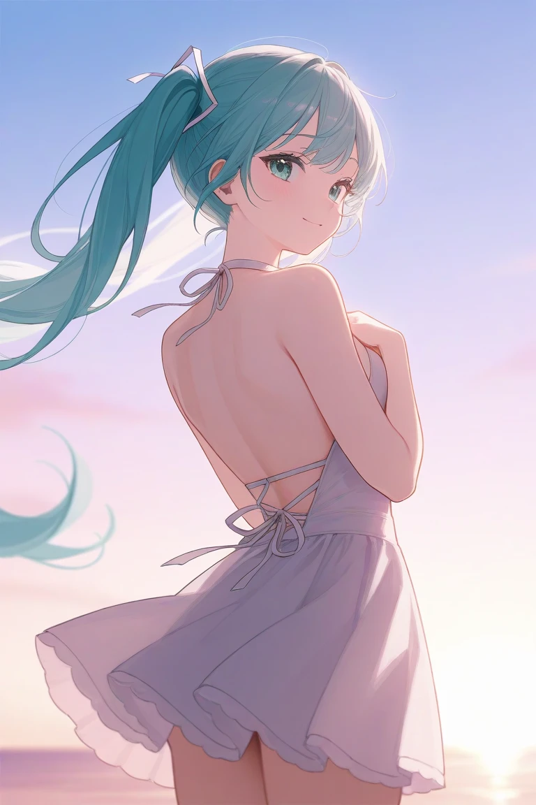 tsumi-shiki Hatsune Miku back fullbody