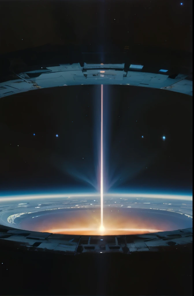 a view of a planet with a ring of light in the middle, in the astral plane ) ) ), portal in space, portal to outer space, majestic interstellar portal, portal to another universe, interstellar infinity portal, world seen only through a portal, wormhole, black hole event horizon, magic portal in the sky, hollow earth, luminous black hole portal