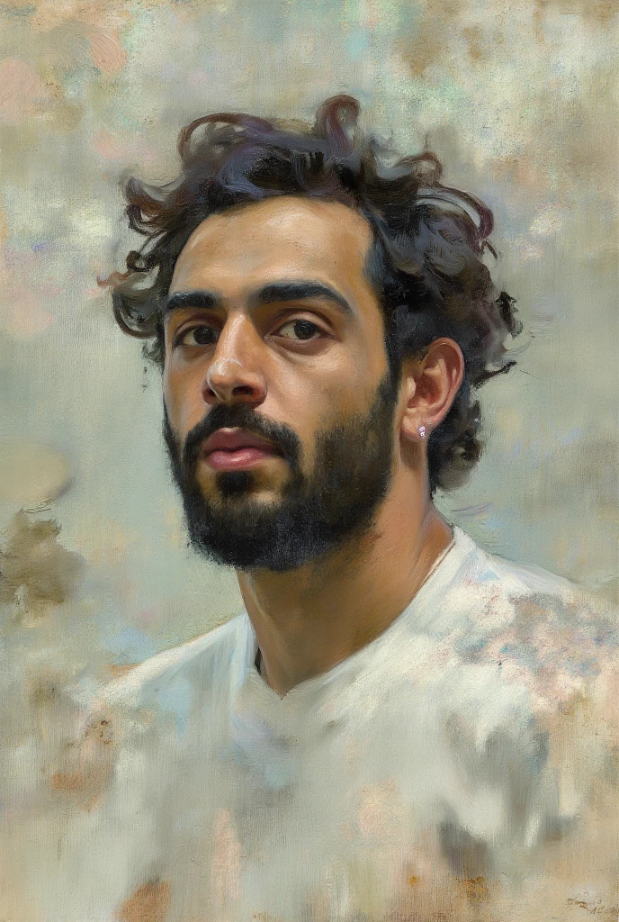 Mohamed Salah Portrait, , surreal, Dreamy