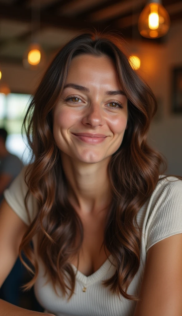 a-36-year-old-woman-with-brown-hair-smiling-softly-in-a-cozy-indoor