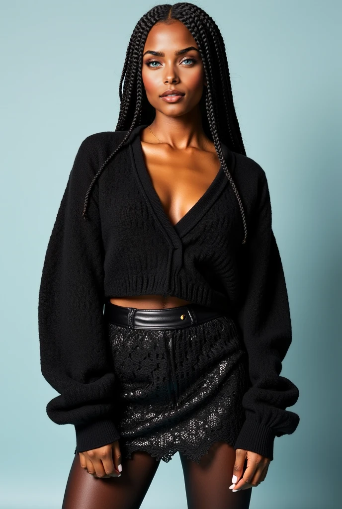 Il y a une femme avec une chemise noire et un collier en or, photo of a black woman, dark-skinned, with brown skin, dark skinned, Wear a detailed gold choker, Jeune femme noire, Porter un choker noir, Maria Borges, inspired by Theo Constanté, peau noire!!!, taken in the early 2020s, very dark brown skin!