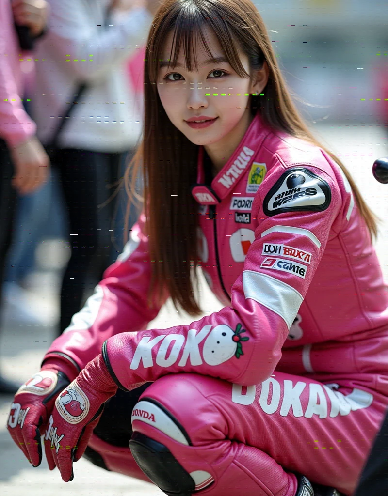 super real , Photorealistic , Dramatic scene from a motorcycle racing ...