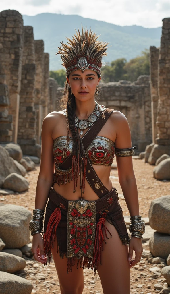 1girl,Kassandra,beautiful detailed eyes,beautiful detailed lips,extremely detailed eyes and face,longeyelashes,braided hair,brunette,uniform,shy,blush,wet,rain,transparent,(best quality,4k,8k,highres,masterpiece:1.2),ultra-detailed,(realistic,photorealistic,photo-realistic:1.37),soft light,cinematic composition,cinematic light