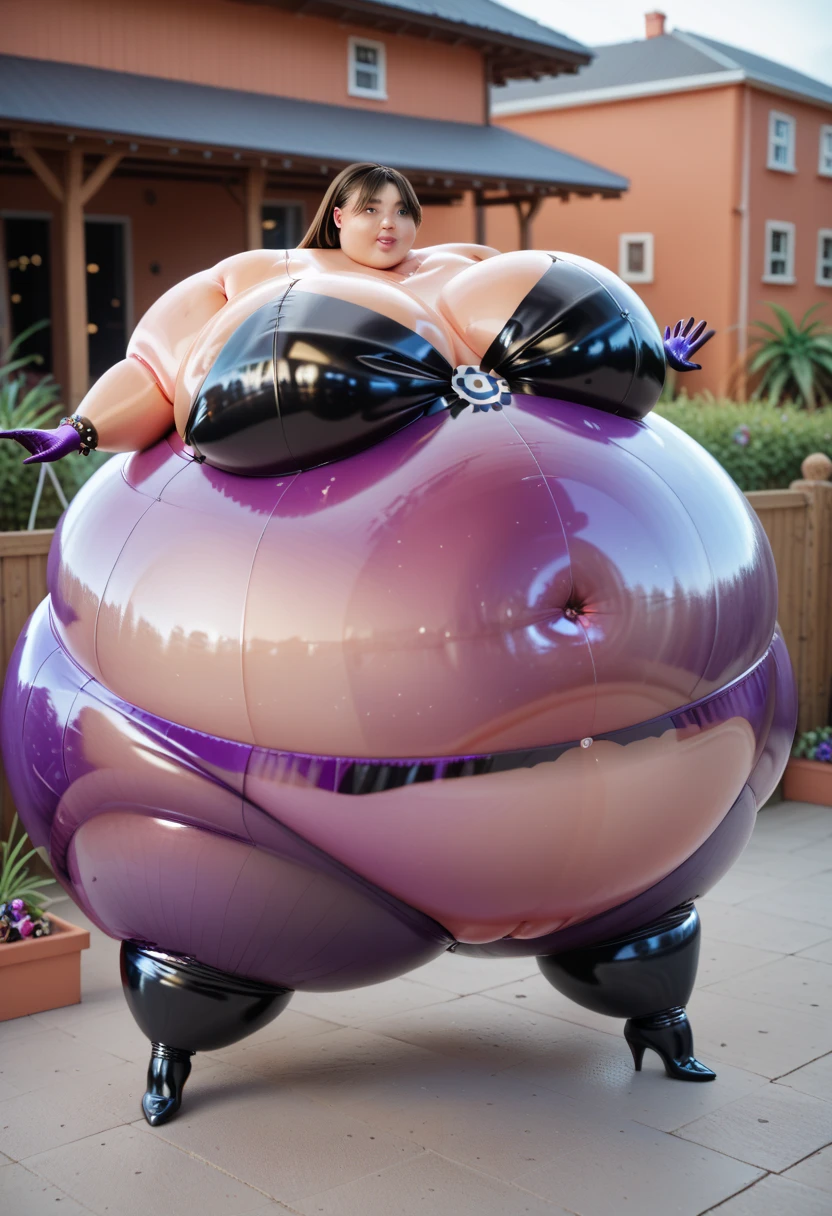 Zentai suit girl, curvy, stunning and beautiful, at botanical garden, large bossom, K size cup, 170 cm height, 88kg weight, high detail