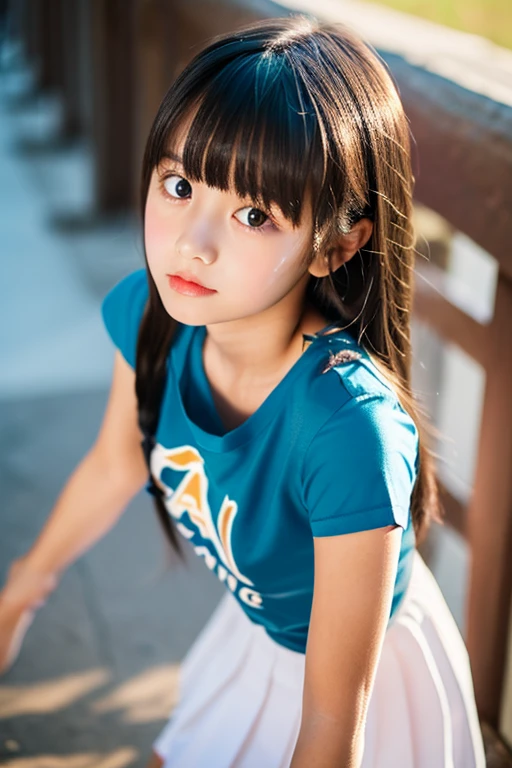 Menina de 8 anos pelada