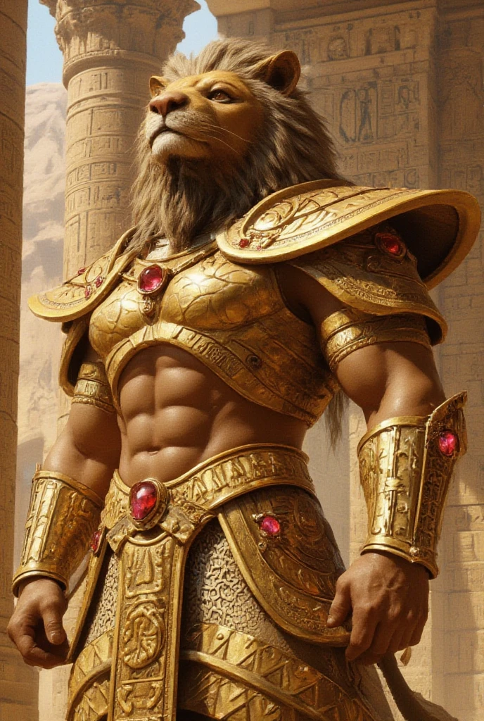 (Original Male Character, Best quality, 4k, 8k, highres, masterpiece:1.2), ultra-detailed, (((anthropomorphism Lion king))), ((anthropomorphism Male lion)), ((Blonde hair, Lion hair)), ((full body)), ((stand pose)), ((full body)), ((stand pose)), ((((King cloack and gold accessories)))), ((Adventurer boots)), ((Huge and Muscled body)), (((Male Lion))), (((Huge and Muscled body))), (((Male Lion))), ((fully detailed)), illustration, (Original Character, Unity 16K Wallpaper, masterpiece, Best Quality, Ultra-detailed, extremely details CG, Caustics, Cinematic lighting, Detailed, Beautiful detailed eyes, Solo, Oily skin), Ultra High Resolution, Fine skin, (Marvelous adventurer hero with male face), (Strong lights), ((Brighten the subject)),