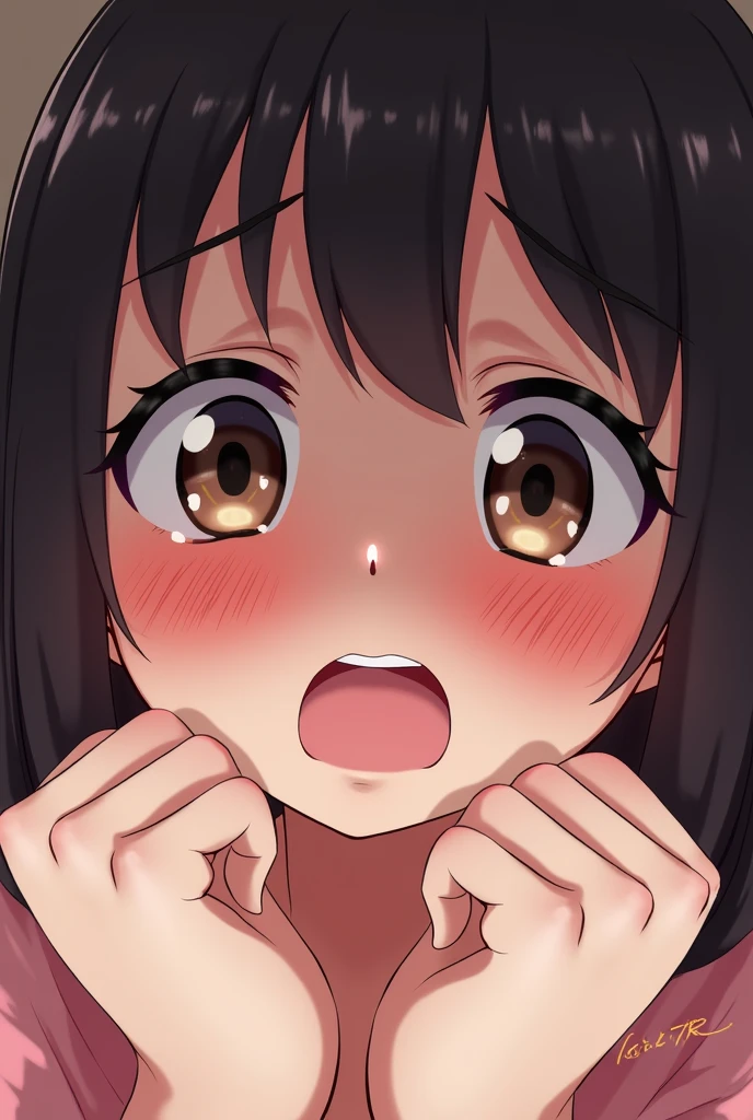 the face is extremely close,front,anime,Naughty, boobs,4K,, bikini, extremely embarrassing,cry,Very red,Extremely Unconfident ,I'm so surprised, kneeling,I'm so surprised