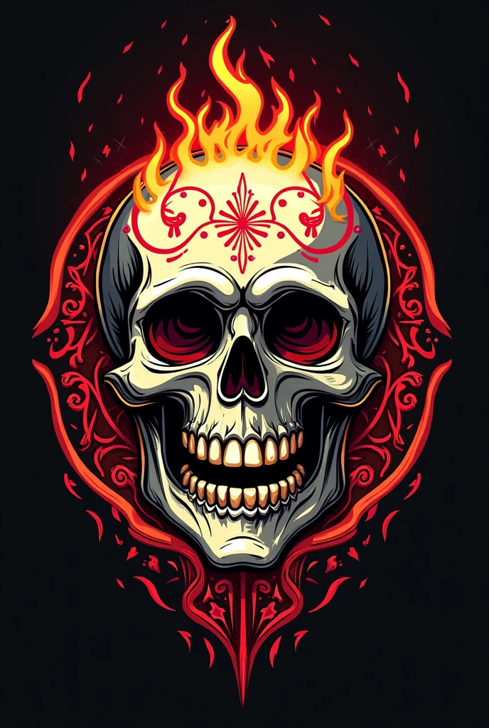 flame，Skull