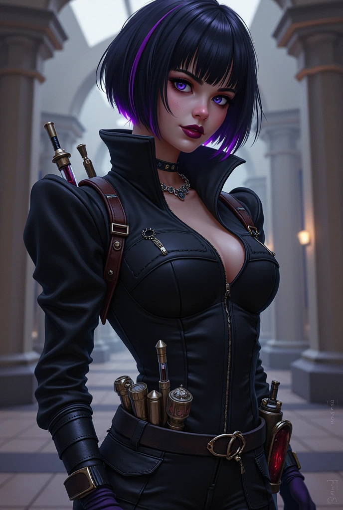 gwen tennyson,yorha 2b,tracer,y'shtola rhul,Supervision,Credo del asesino,de cerca,Venecia,Techo,tatuajes,traje blanco y rojo,top victoriano de manga corta blanco,sudadera con capucha larga asesina blanca y roja,leggings de lycra,corset harness,cabello corto,maquillaje punk,ojos verdes,cabello plateado multicolor, guantes militares,sonrisa sexy,pecas,hermosa chica,botas hasta las rodillas,pechos grandes,8k,ultra detallado,realista,arte de fantasia,Uniforme de asesino, horquilla para el cabello,perforaciones en las orejas,(clima:ventoso),1 chica, dagas asesinas,corriendo en el techo,