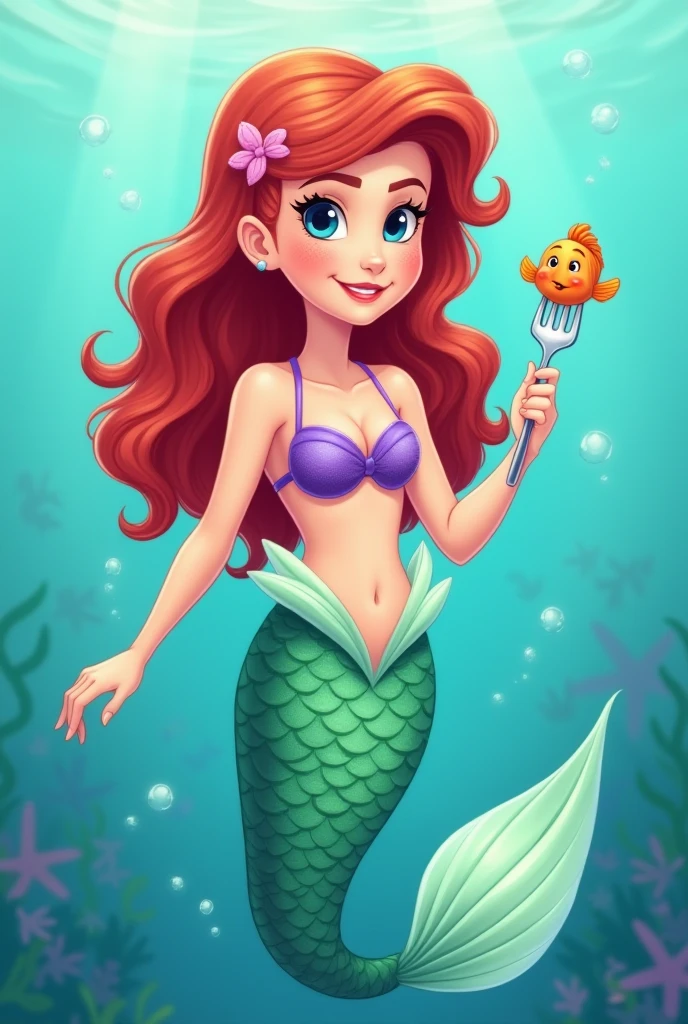 create a Mermaids character with smiling face, outline art With white, White background, Sketch Style, full body, Only use outline, Cartoon style, Clean and clear and well outlined, Ensure the Mermaids has smooth And inviting appearance, And keep the design Minimalistic For easy coloring. The goal is To make it appealing And approachable For children 2 to 5the middle of their Artistic journey, Made it black and white