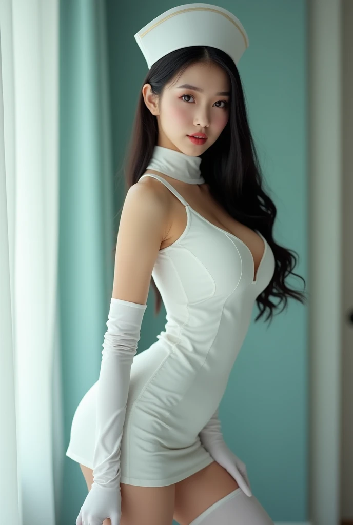 (masterpiece, best quality,High resolution, Super Detail:1.2), 1 Girl, Solitary,Wear a tight vest。Yoga Pants,Shining eyes,Seductive eyes,Beautiful posture,Charming smile,Natural and soft light