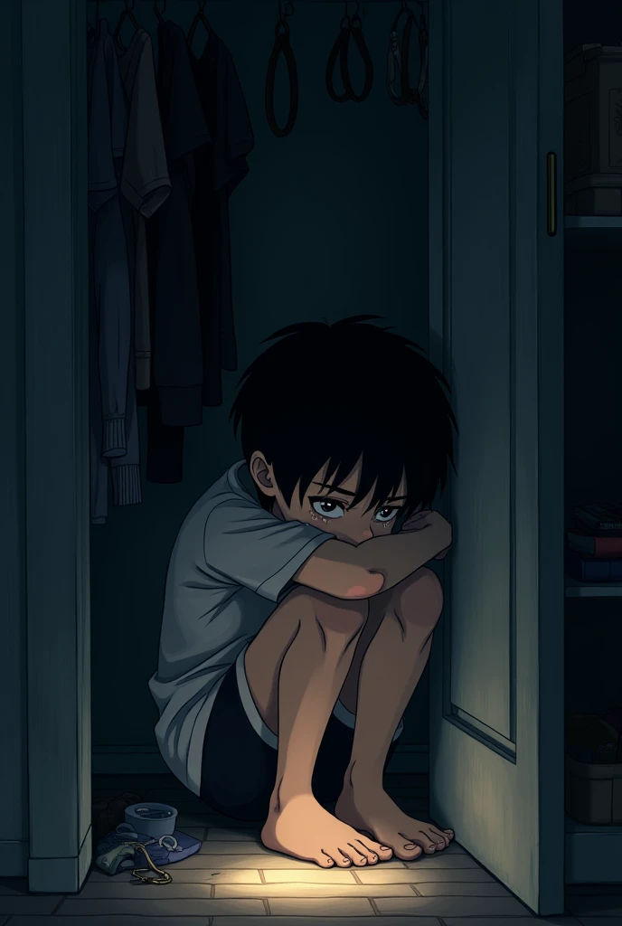 boy's broken heart