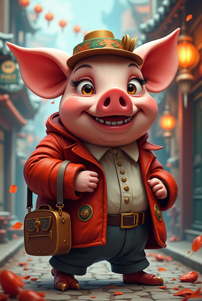 Humanoid pig, From Rio, trickster