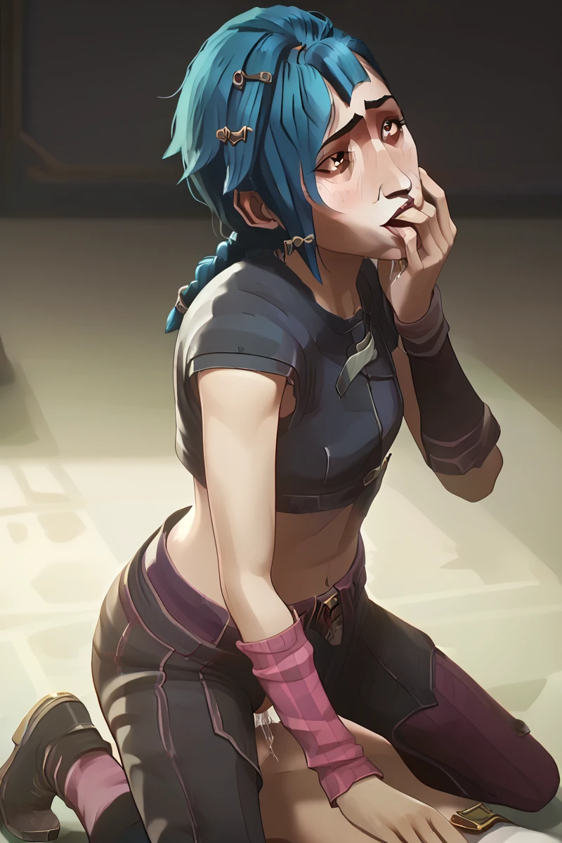 1 chica pequeña teniendo SEXo, tiny girl, small girl , SEXo  vaginal con silco, ahegao,  hands on her own face,  hands on one's own cheeks, bite lipS, blush,  winked blue hair, Alone, Blue eyes, blush, ahegao , by the blue,  short hair,  asymmetric bangs,  simple braid ,  hair ornament ,   blue t-shirt ada,  blue t-shirt , raised t-shirt showing breasts, striped clothing, pink socks,, kissing , Kiss with Silco , postion SEX cowgirl, SEX, SEXo  vaginal,  vagina,  Silco man kissing her , Hands clutching a young girl's ass,  Silco grabbing her ass, Grabbing anus ,   pouring cum , panties, panties linda ,  shorts,  pants down , Above the white bed, SEXo en cama, protruding breasts, cowgirl SEX, protruding breasts , angulo frontal