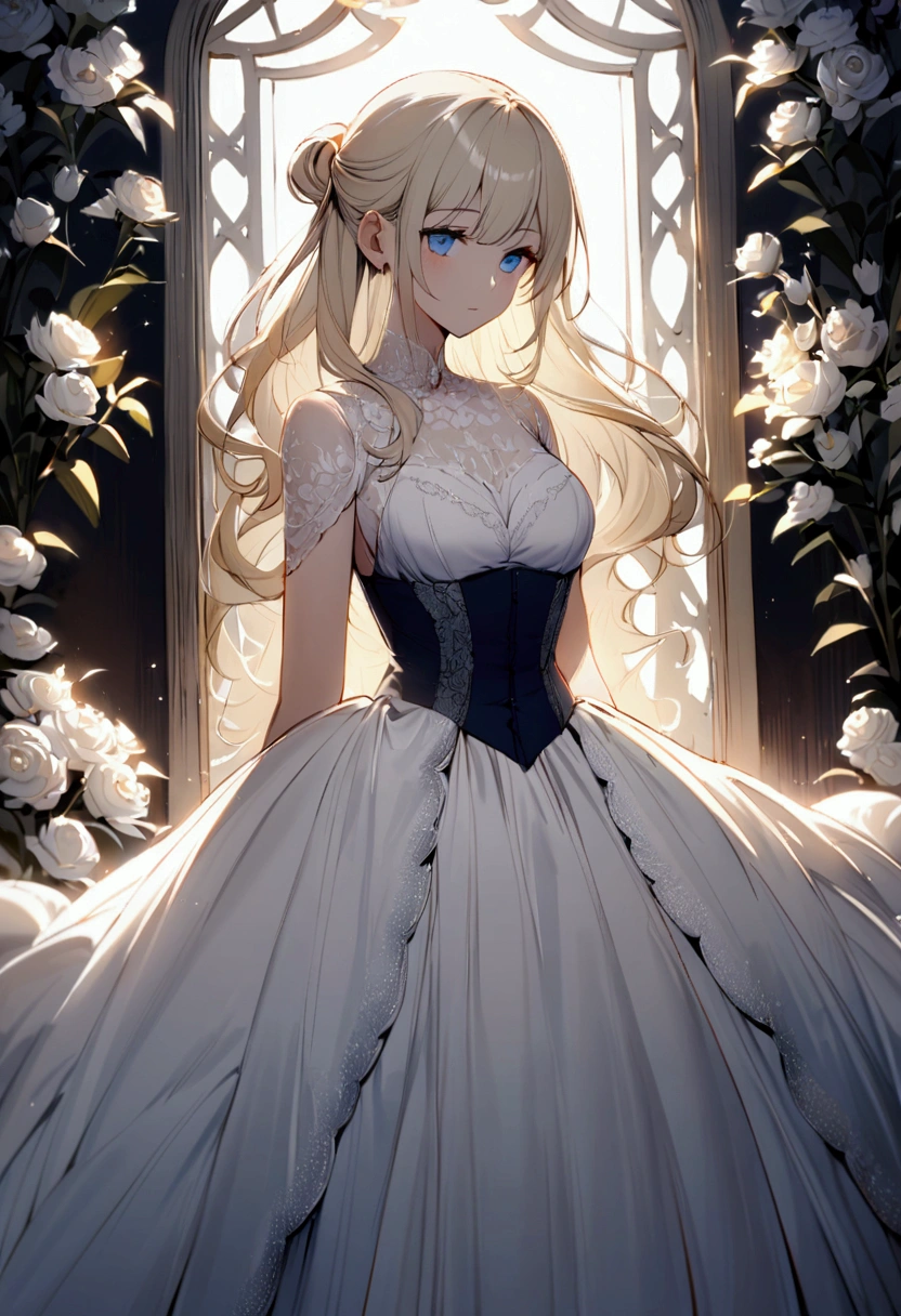 Ball gown, whole height