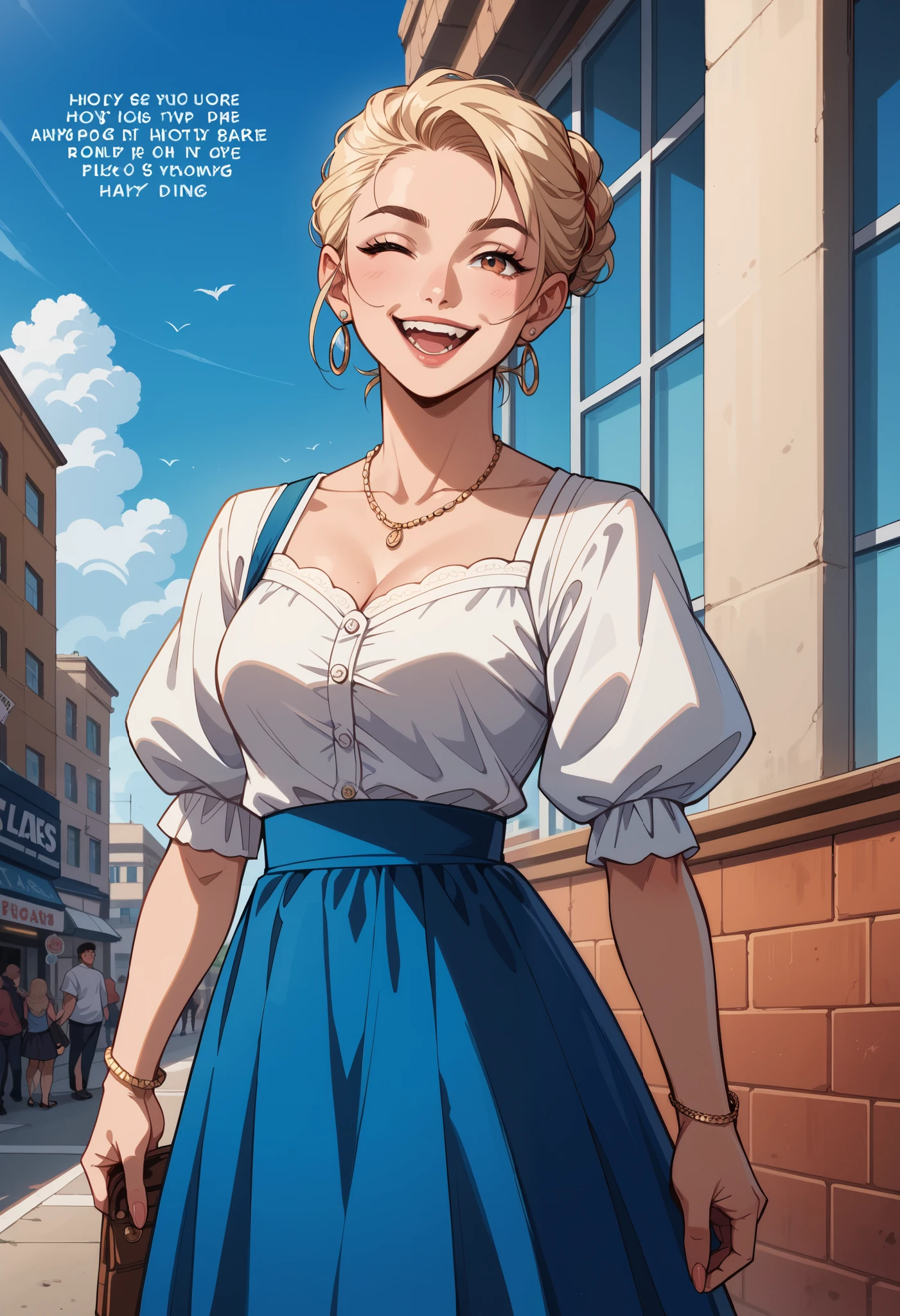 (BoPeepWaifu:1), smile, cute, cute pose, looking at viewer, thick thighs, :D, (dress, puffy short sleeves, pink headwear:1.2),
(realistic:1.2), (realism), (masterpiece:1.2), (best quality), (ultra detailed), (8k, 4k, intricate),(full-body-shot:1),(Cowboy-shot:1.2), (85mm),light particles, lighting, (highly detailed:1.2),(detailed face:1.2), (gradients), sfw, colorful,(detailed eyes:1.2),
(detailed ladscape, urban, garden, city, plants, buildings:1.2),(detailed background),detailed landscape, (dynamic angle:1.2), (dynamic pose:1.2), (rule of third_composition:1.3), (Line of action:1.2), wide shot, daylight, solo,