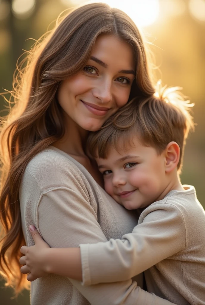menino: Miguel, aproximadamente 5 anos de idade, cabelo curto estilo Disney, olhos castanhos e sorrisos. garota: Giovana, 2 anos, longos cabelos pretos e olhos azuis. scenecy: Miguel and Giovana are in a cozy little house in the valley, ao fundo um dia ensolarado, Destacando o Sol.