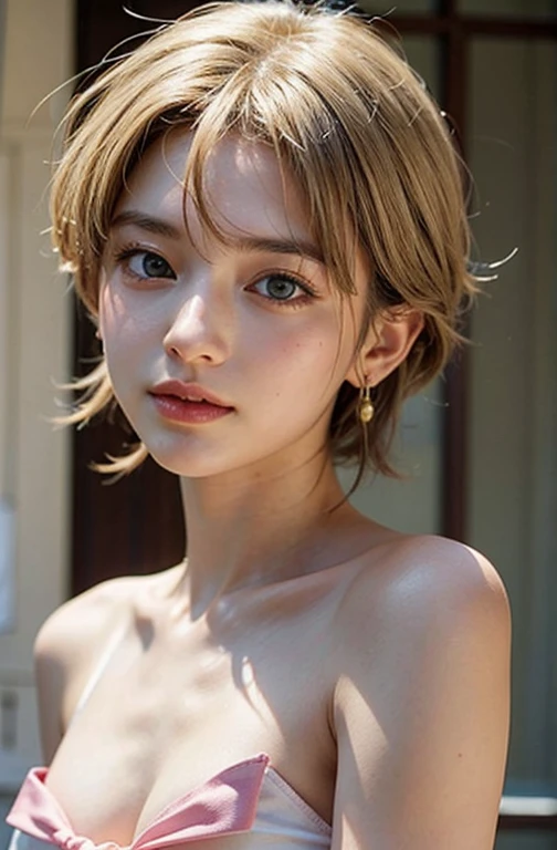 (Browsing Caution:1,4),Mix 4, (8K, RAWphotograph, Highest quality, Tabletop: 1.45), (Realistic, Realistic: 1.37), With a girl, cute, bed,illumination, night, プロのillumination, photographn mapping, Radio City, Physically Based Rendering, Gradient Brunette, 高品質のphotograph, High resolution, 1080P, (Beautiful face), (Detailed facial depiction), (Detailed description of the hand), (Delicate CG), Extreme light and shadow, Rich details, (Detailed facial features), (Highest quality), (Fine Eyes), Look in front of you,Beautiful woman, Highly detailed face, Highly detailed lips, Fine Eyes, double eyelid,  超High resolution, (Faithfulness: 1.4), photograph, 1 girl, [(sad)],  , Thin limbs, sunlight, movie, Cool pose, I Cup, Highest qualityな完璧なボディ, photographのような, (1 girl: 1.3), Perfect balance, (Huge, Perfect breasts, Areola),(Realistic, Photorealistic:1.37),One Girl, Cowboy Shot,Professional Lighting, Photon Mapping, Radio City, RAWphotograph、(Photorealistic:1.4)、Octane Rendering、Complex 3D rendering with ultra-detail, Studio Soft Light, Rim Light, Vivid details, Super Detail, Realistic skin texture, Detailed aspect, Beautiful details in the eyes, Highly detailed CG Unity 16k wallpaper, compensate, (Detailed Background:1.2),Highest quality, 超A high resolution, Tabletop, One Girl, 20-year-old, , cute顔,((Light on face:1.2)),((movie照明:1.2)),(Photorealism:1.4),((30 piercings in left ear)),((necklace)),((A woman who always smiles)),((nightのプールサイド:1.4)),((Lighting on face:1.1)),((Close-up of face:1.2)),((Delicately depicting the face:1.2)),((Golden hair color:1.4))(Very short bob hair:1.5),(((Fully nude))),(((nsfw)))