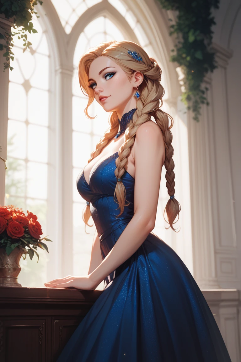 bride standing in front of a wall with a stone wall, a colorized photo inspired by Hedda Sterne, tumblr, pointillism, 1 9 2 0 s hairstyle, up face with 1 9 2 0 s hairstyle, photographed on colour film, wearing a sparkling dress, close up half body shot, her hair pinned up, wearing a dress made of beads