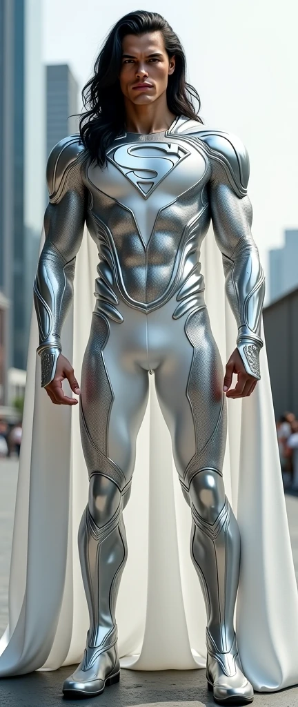young boys wearing light, translucent clothes, subjectively shaped, big bulge, full body,