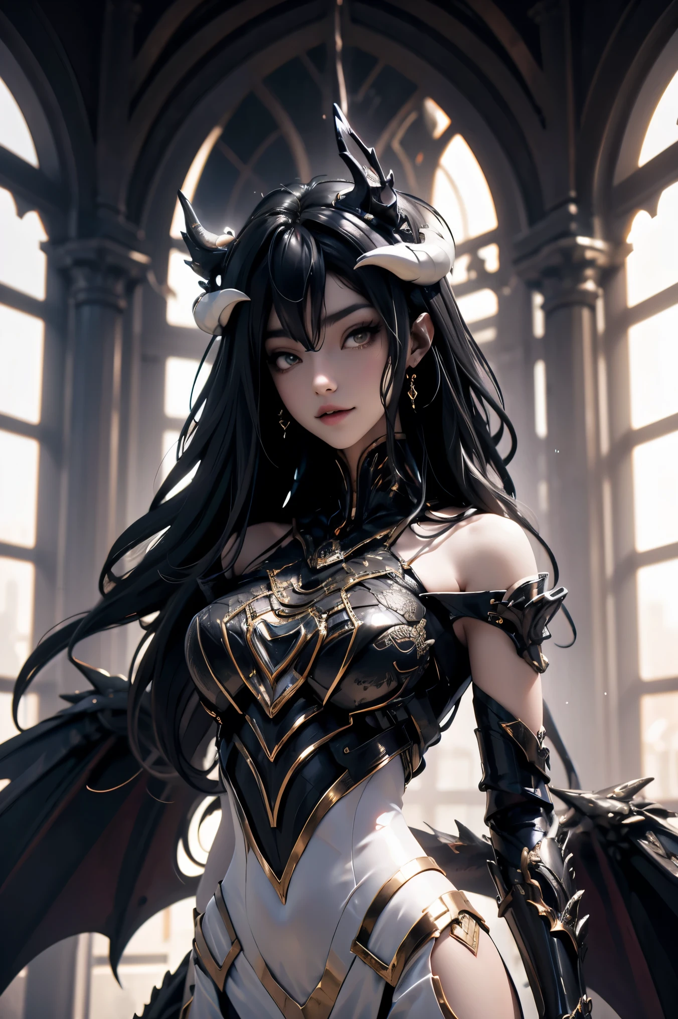 destroyed city, (100 meter tall huge goddess floating, emits light from all over the body, lost pupils, last judgment, blue flame), weapon, aerial angle from below,
