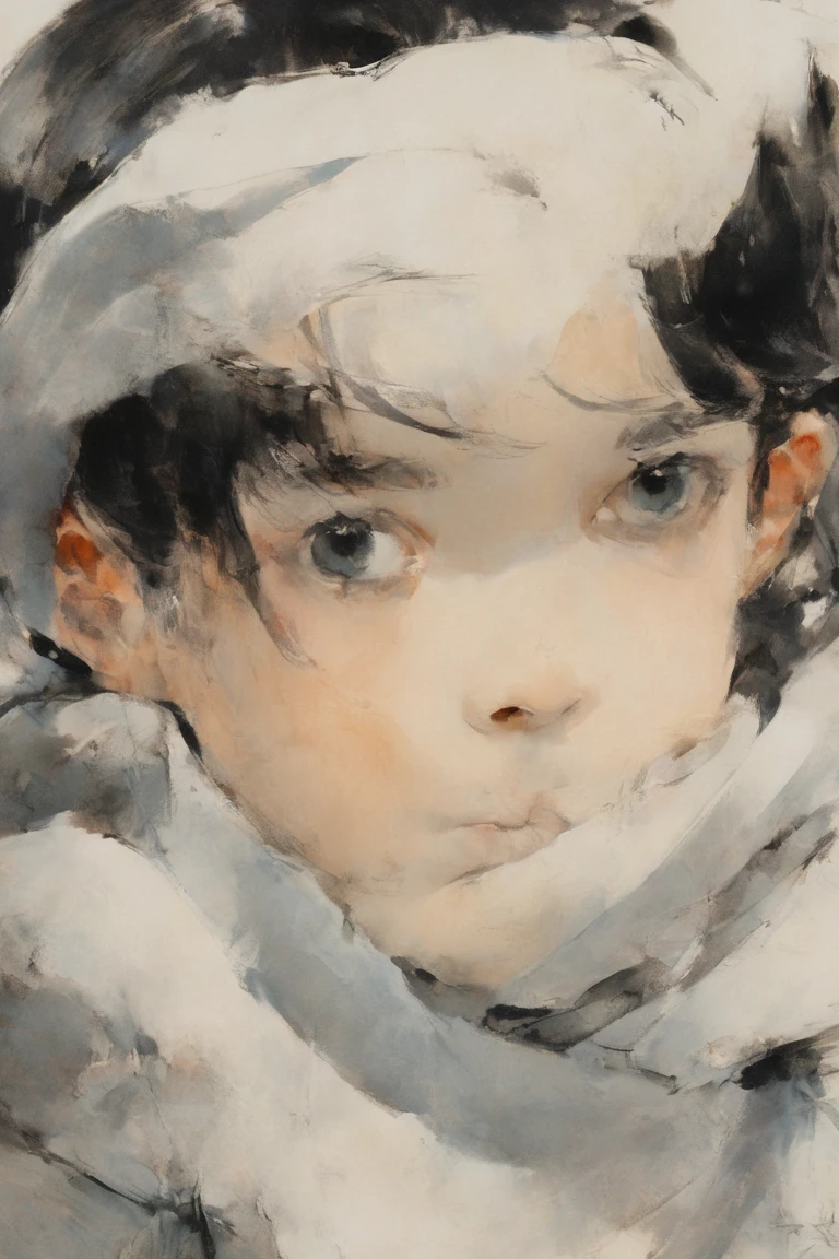 poor 14y old peasant girl, in old used 1800 peasant clothing , crazy mad aggressive face and eyes, concept art, oil pastel painting , moody gray colors , gritty, messy stylestyle of Malika Favre, Ilya Kuvshinov, Franz Xaver Winterhalter, Alice Pasquin(cel shaded:1.2), 2d, (oil painting:1.2) highly detailed, jeremy mann