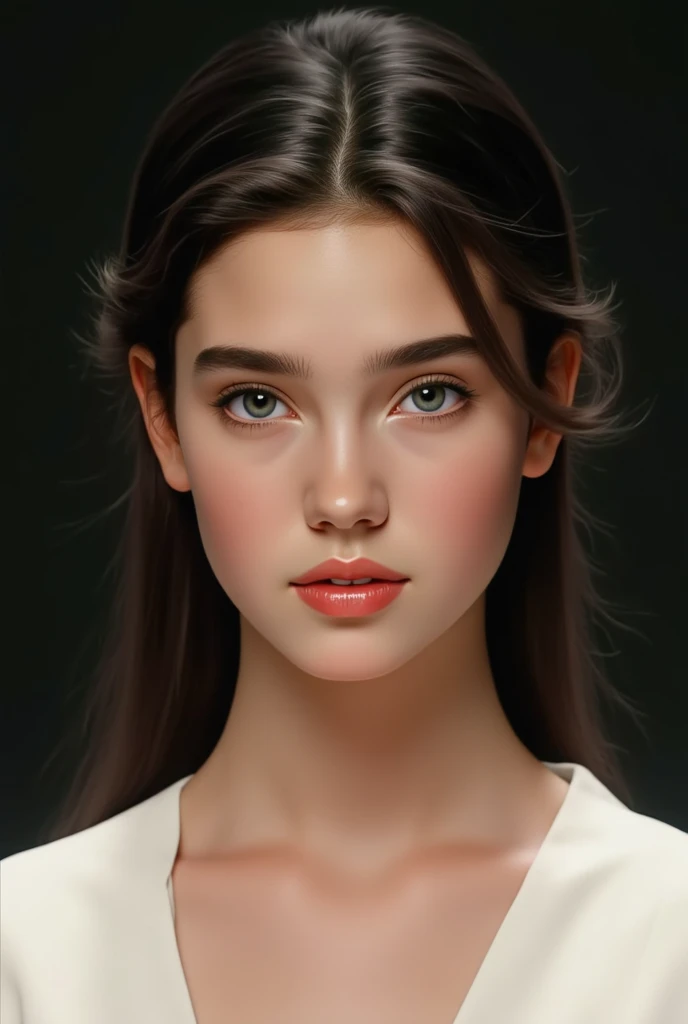 1 girl, upper body, close up, naked, more round cheekes, natural cleavage - SeaArt AI