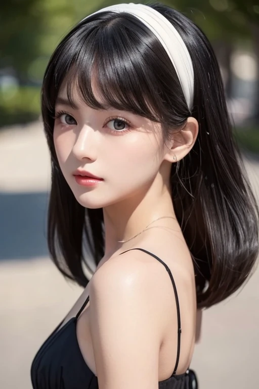   black hair,    vintage  ,   feminine, 8k, masterpiece,top quality , Excellent details) , (  high chroma, Best Shadow, The best light, Very delicate bleaching) Dark style