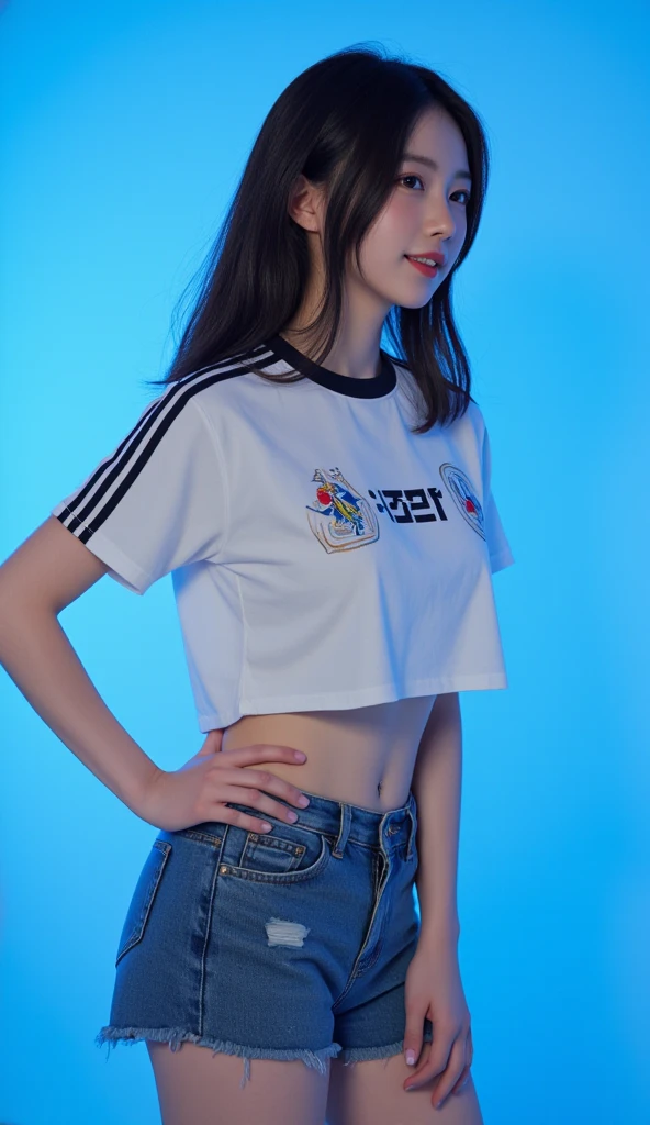 stechu,(white background:1.4), ((tachi-e)), original,(illustration:1.1),(best quality),(masterpiece:1.1),(extremely detailed CG unity 8k wallpaper:1.1), (colorful:0.9),(panorama shot:1.4),(solo:1.2), (ink splashing),(color splashing),((watercolor)), clear sharp focus,{ 1girl standing },((korean style )),flower background,outdoors,rocks, looking at viewer, make happy expressions,soft smile,pure,beautyfull detailed face and eyes,beautyfull intricacy clothing decorative pattern details, black hair,black eyes,colorwater,super huge breast,(P cup),breast looming,showing breast