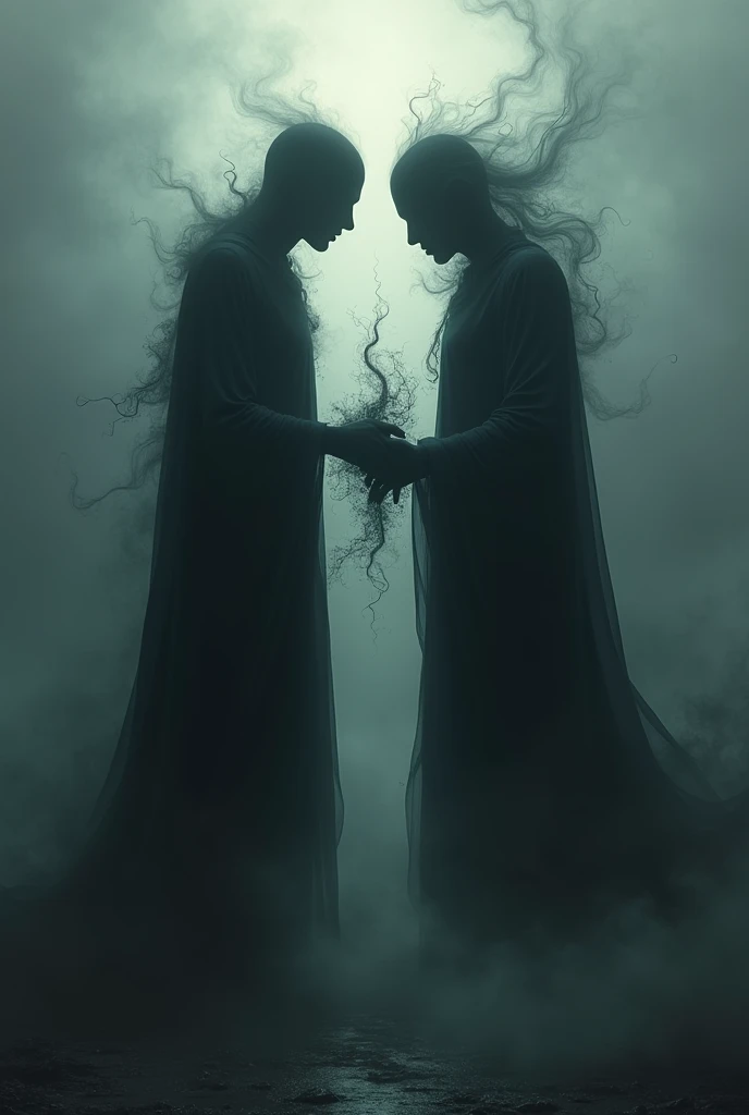 A person is become a shadow for someone else