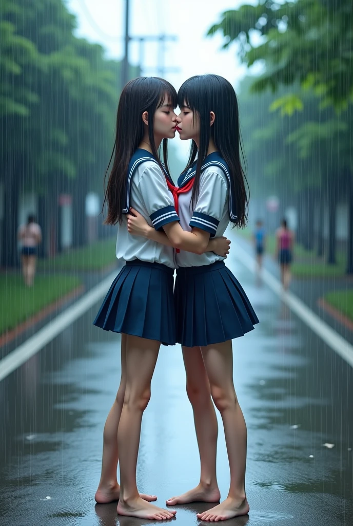 SFW, ((David Hamilton:1.37, White and vivid colors))、Extremely Detailed (Tiny Oppai-Loli Twins:1.37)、{(Dynamic-angle)|(from side)|(from back)|((from below:1.2))}、{(((Kissing face to face:1.41) Against the Nipples to Nipples Pressing hard))| (Standing Full Body:1.2) | ZoomedOut }、{(Floating hair with Strong wind)|(Ass focus)|French Braid|bun}、8K best quality、((Masterpiece:1.2、Photo-realistic:1.4)), { kodachrome | realistic | photorealistic | RAW } BREAK
((Detailed KAWAII Face、Detailed Radiant PearlSkin) with Transparency)、Smooth shading、(SoftFocus BokeH)、Soft Lighting、((school uniform with white Thongs))、{Flowers|Flower wreath|smile|Joyful|Pleasuring|Different types of hair colors}、{(Light Particles:1.2)|(Lens Flare)|(Luminescent Particles:0.6)}、{(((Just a heads above the Lake))) |Sparkling Lake surface|Splashing water|Before dawn|magic hour|morning glow|foggy|Haze|Colored Horizon}、{ThighGap | Whole Body proportions and all limbs are anatomically accurate | hidden hands | PUNIPUNI } .