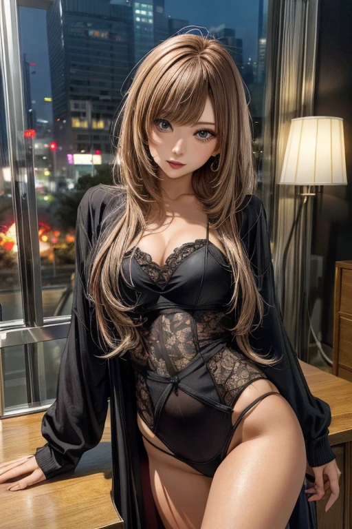 sexy woman in lingerie posing in front of a couch, seductive anime girl, beautiful alluring anime woman, beautiful alluring anime teen, attractive anime girl, anime girl wearing a black dress, beautiful anime girl, [ 4 k digital art ]!!, beautiful anime woman, extremely detailed artgerm, , smooth anime cg art, ecchi