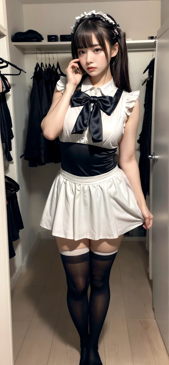 ((Masterpiece)), (highest quality))), (Character design sheet, national costume, same character, front, side, back), illustration, 1 girl, full body, silver hair, eye hair, beautiful eyes, princess cut, environmental change scene, short skirt, shyness, woman, girl, standing, goth , V-tuber, chartaan betarola, (simple background, white background: 1.3) ( Masterpiece:1.2), (Best Quality:1.3)